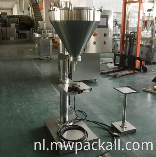 Automatisch droog poeder klein deeltjes weeg vulmachine / poeder doseringsmachine / vijzelvuller